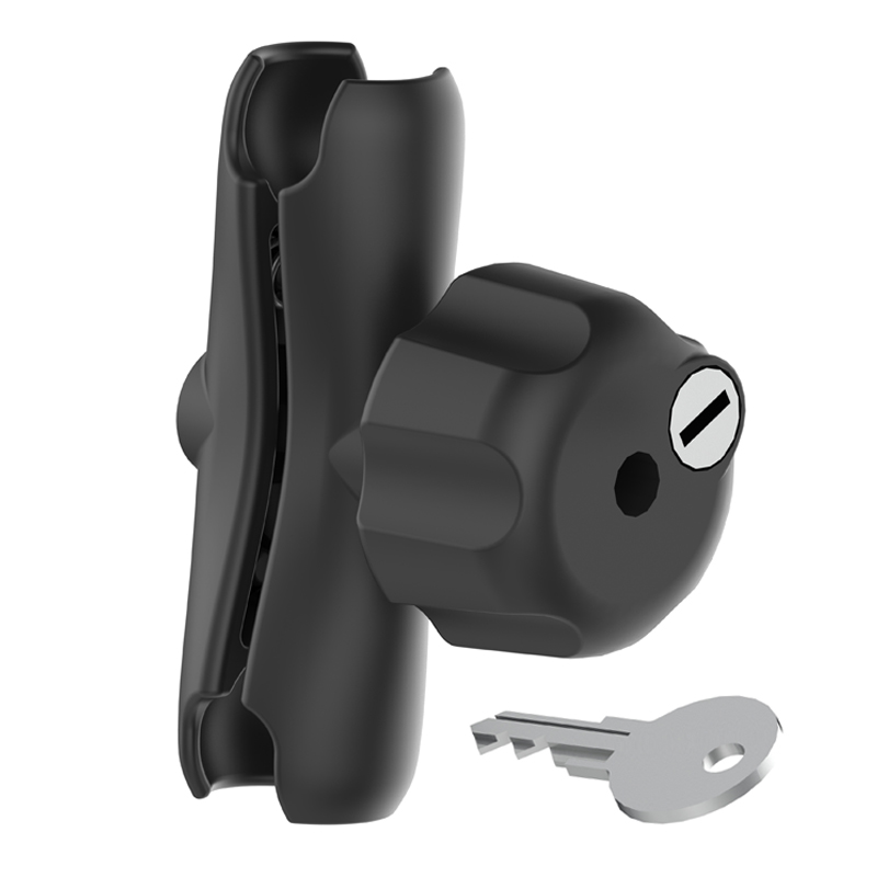 RAM-201LSU Socket Arm mit abschließbarem Drehknopf und Schlüssel 1