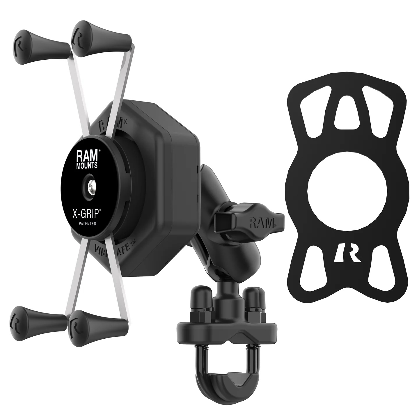 RAM-B-149Z-A-UN10-462 Large X-Grip® Handyhalterung mit Vibe-Safe™ & Bügelschelle/B-Socket Arm kurz 3