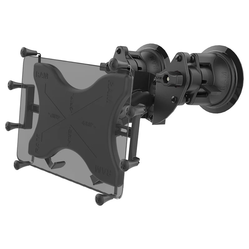 RAM-B-189-PIV1-UN11U Ram Mount X-Grip Set für 12-13 Zoll Tablets - Round Base, B-Arm, Doppelsaugnapf 0