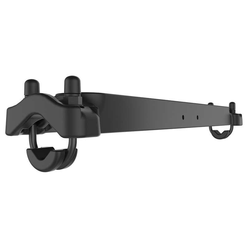 RAP-TRACK-B18U Tough-Track Rohrbasis-Schiene 45,72cm mit U-Bolt 2