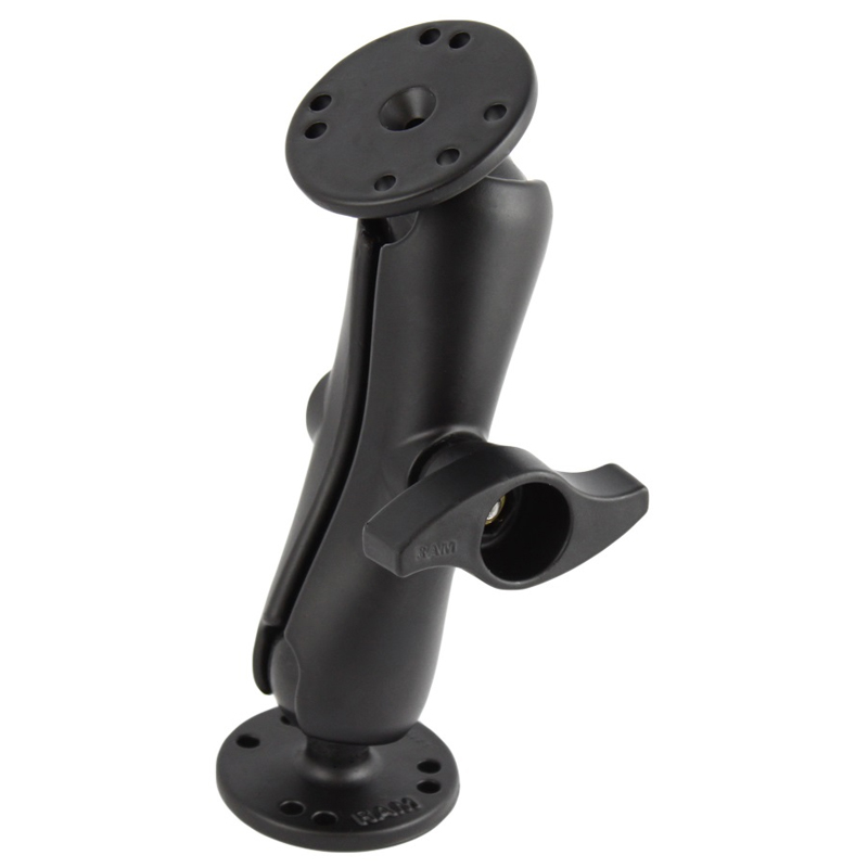 RAM-101MU Basisset mit 2x Round Base , Kontermutter 1