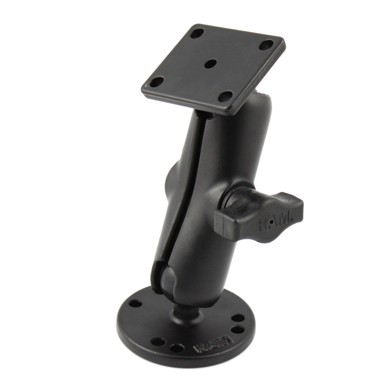 RAM-B-139U Ram Mount B-Arm aus Aluminium mit Round Base und Square Base 1