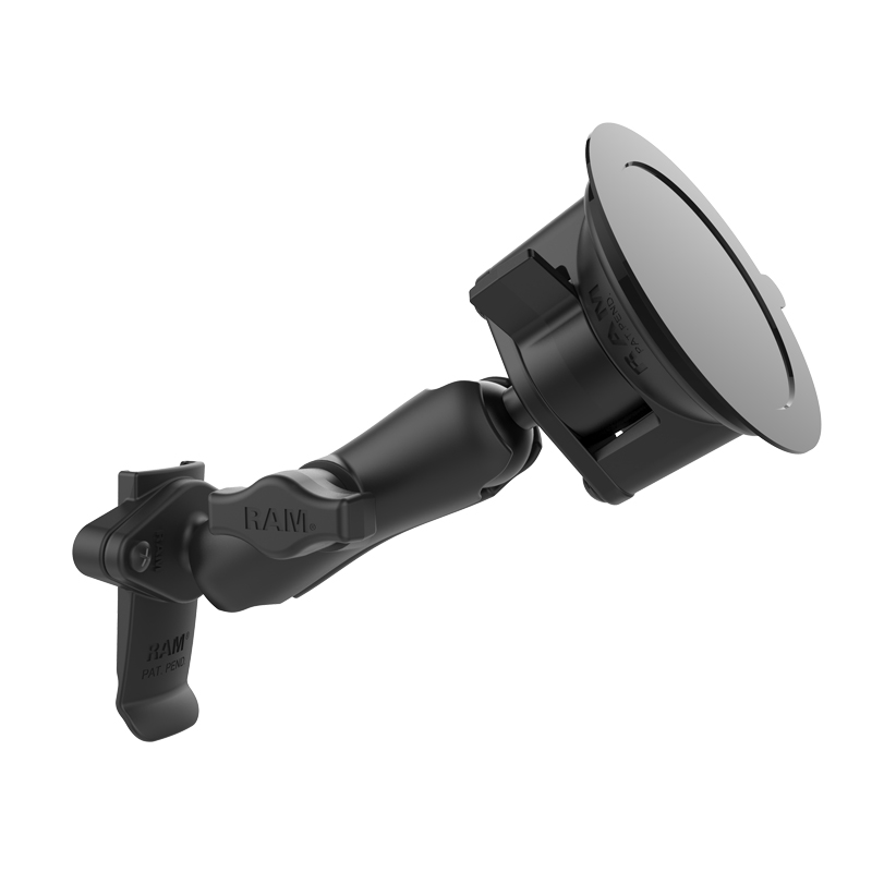 RAM-B-166-GA76U Garmin Spine Clip mit Twist-Lock Saugnapfbasis 1