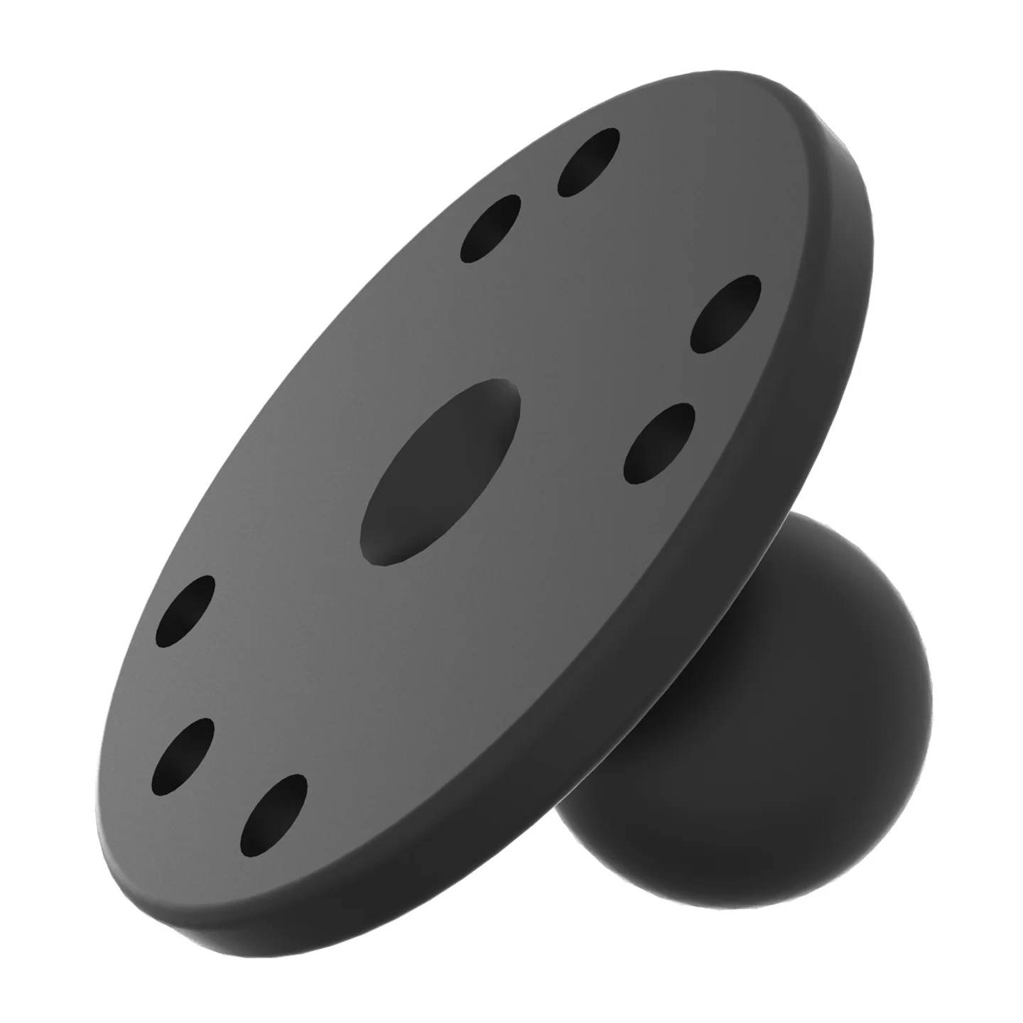 RAM-B-101U-A B-Arm-Basisset kurz - 2 x Round Base, Aluminium 3