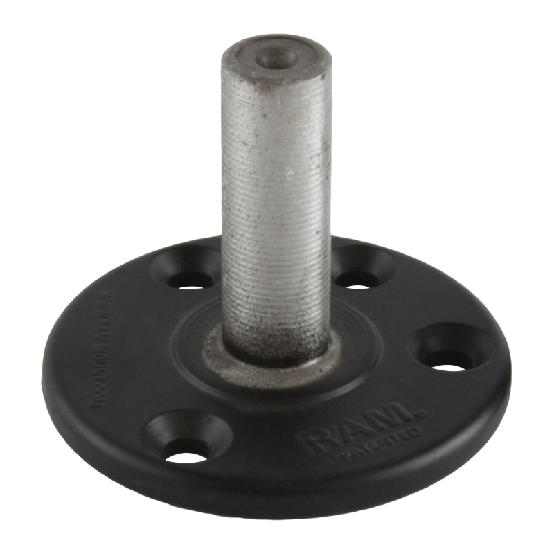 RAM-D-202PU Große Round Base mit 1/2 Zoll NPT Bolzen 1