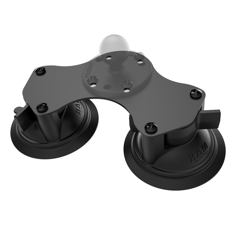 RAM-B-189BU Ram Mount Twist-Lock Zweifach-Saugnapfbasis 2