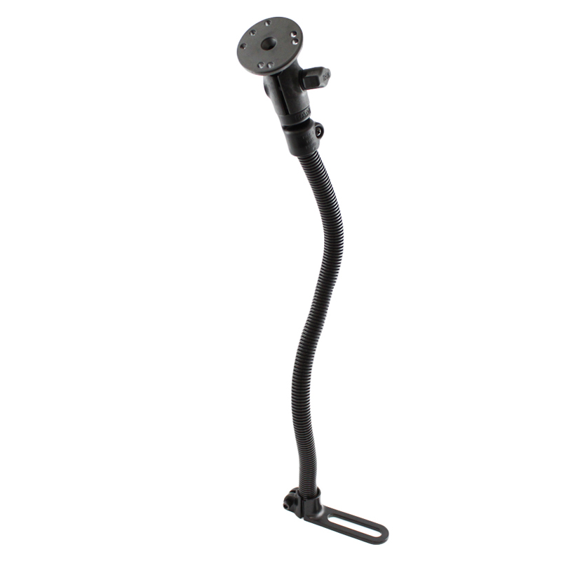 RAM-B-316-1-202U POD I Flexarmhalterset für Sitzschienen mit Dreharm und Round Base 1