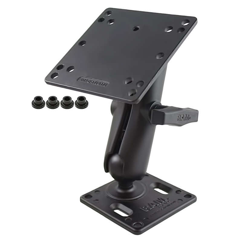 RAM-246-2461U Ram Mount C-Arm aus Aluminium mit zwei VESA-Platten 100x100 und 75x75 1