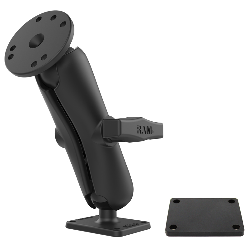 RAM-101-SAE1 Wandhalterset mit Round Base, Square Base und Gegenplatte 1