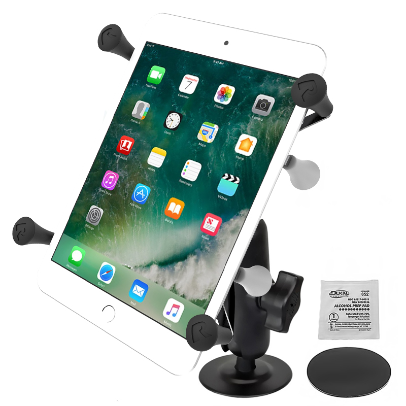 RAP-B-378-UN8U X-Grip Universalhalteklammer für 7 Zoll Tablets mit Klebebasis 1