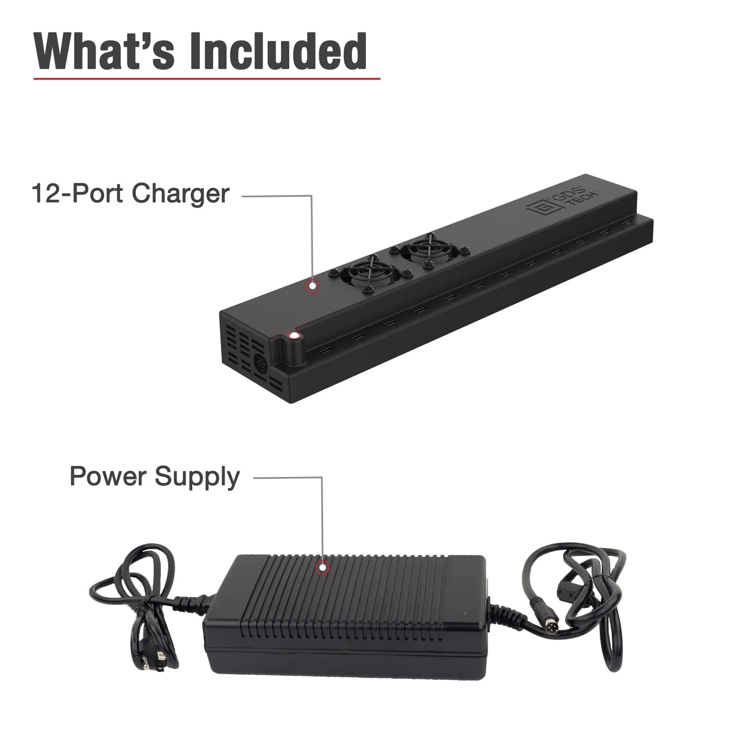 RAM-GDS-CHARGE-USBC-12 GDS® 12-Port 300W USB-C Power Delivery Wandladegerät 5