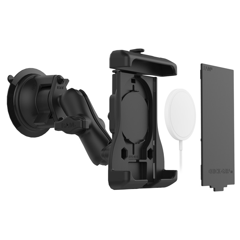 RAM-B-166-UN15WU Apple MagSafe Saugnapfhalterung mit Quick-Grip für iPhone 12-series 0