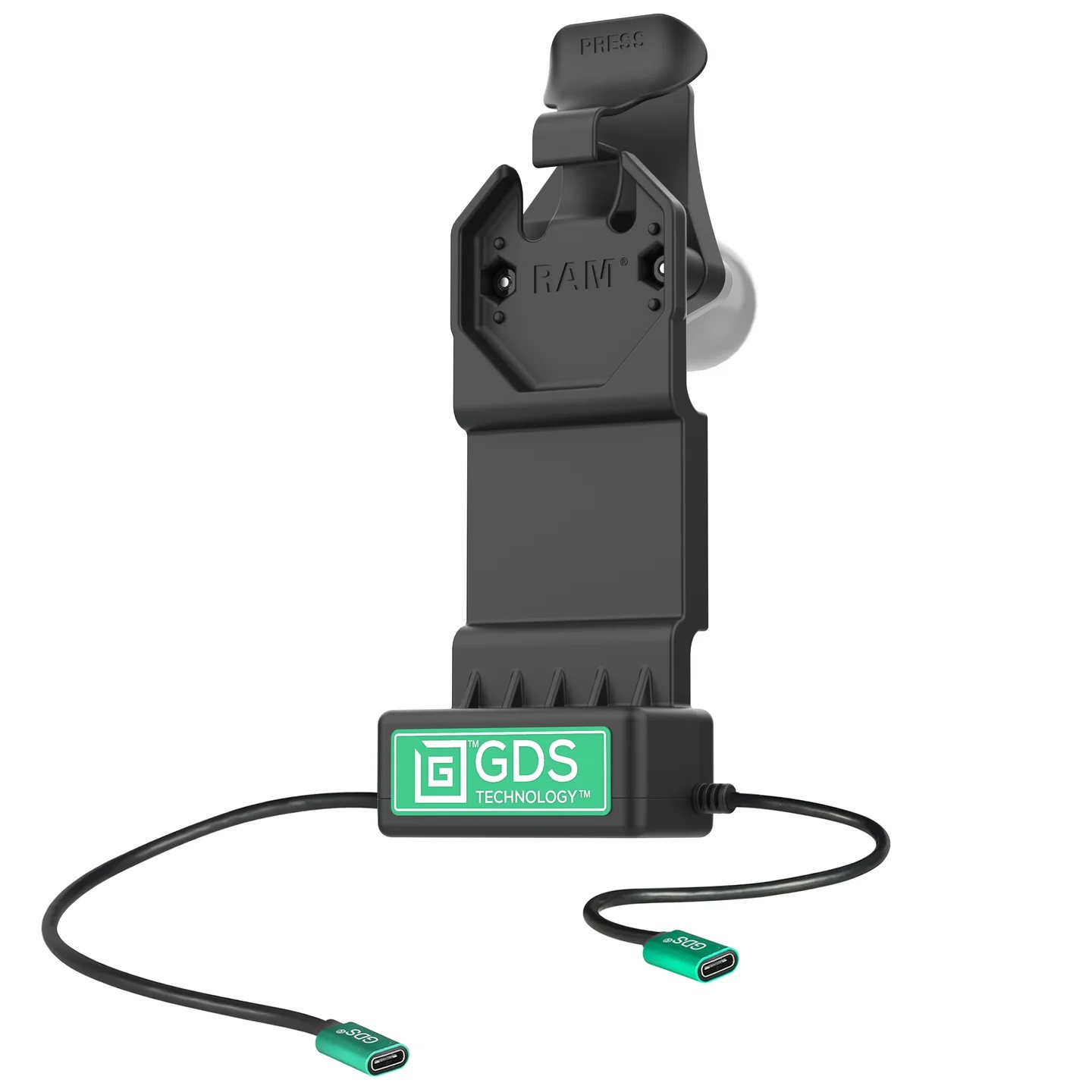 RAM-GDS-DOCK-U1CP-CU GDS Uni-Conn Dock Pogo-Pins - Power USB-C und Single Peripherie USB-C 2