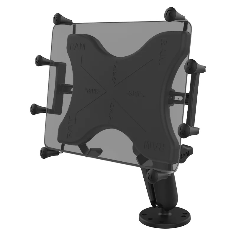 RAM-B-101-C-UN11U Ram Mount X-Grip Set 12-13 Zoll Tablets - 2 mal Round Base, B-Arm lang Aluminium 0