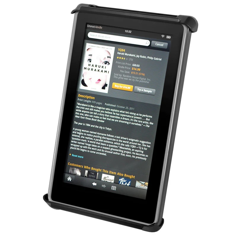 RAM-B-189-TAB-SMU Tab-Tite-Halterung für 7 Zoll Tablets - Doppelsaugnapfbasis 8