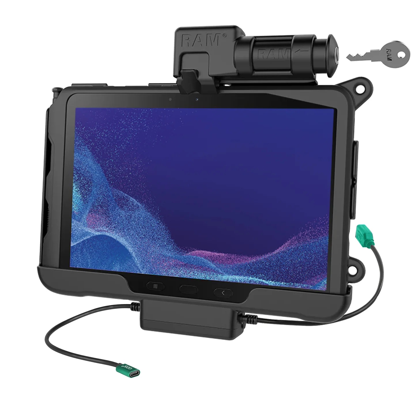 RAM-HOL-SAM57CPKL-1AU RAM®abschließbares Lade- und Datendock für Tab Active4 Pro & Tab Active Pro 1