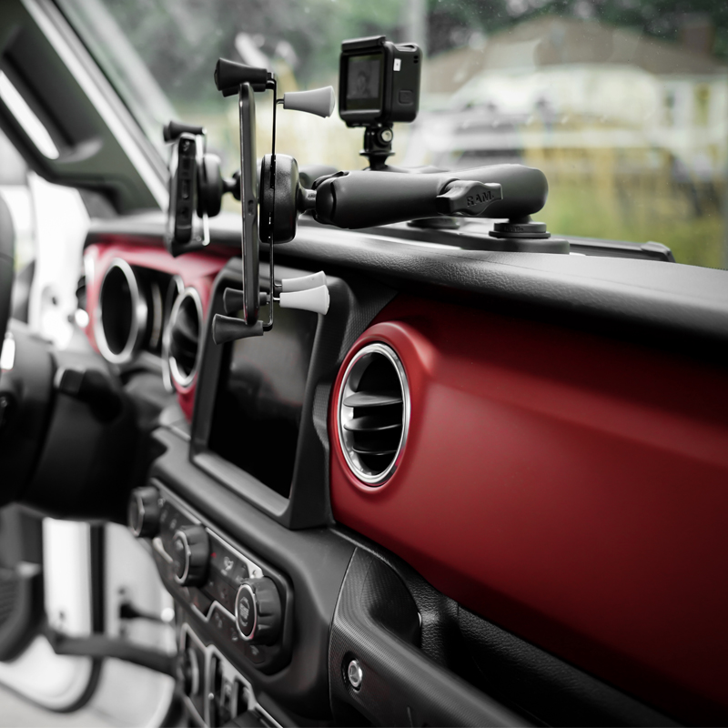 RAM-DT-204-TRACK-A12U Tough-Track für '18-21 Jeep Wrangler JL / Gladiator 5