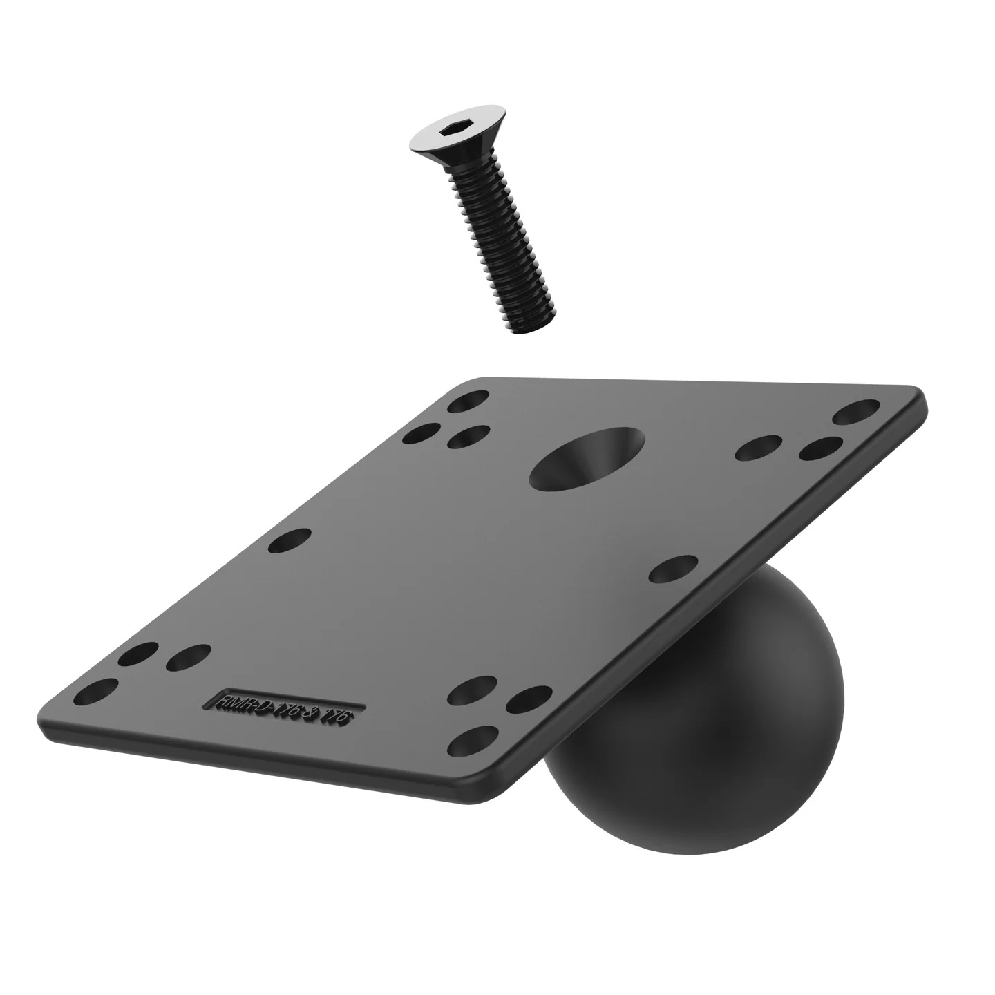 RAM-D-101U-C-RAY1 Basisset D-System, kurz mit Kontermutter u. 2 VESA-Platten, stahlverstärkt 4
