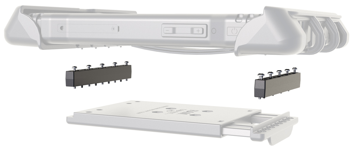 RAM-HOL-TAB-RISER1U Abstandshalter für Tab-Tite und Tab-Lock, 2 Stück 3