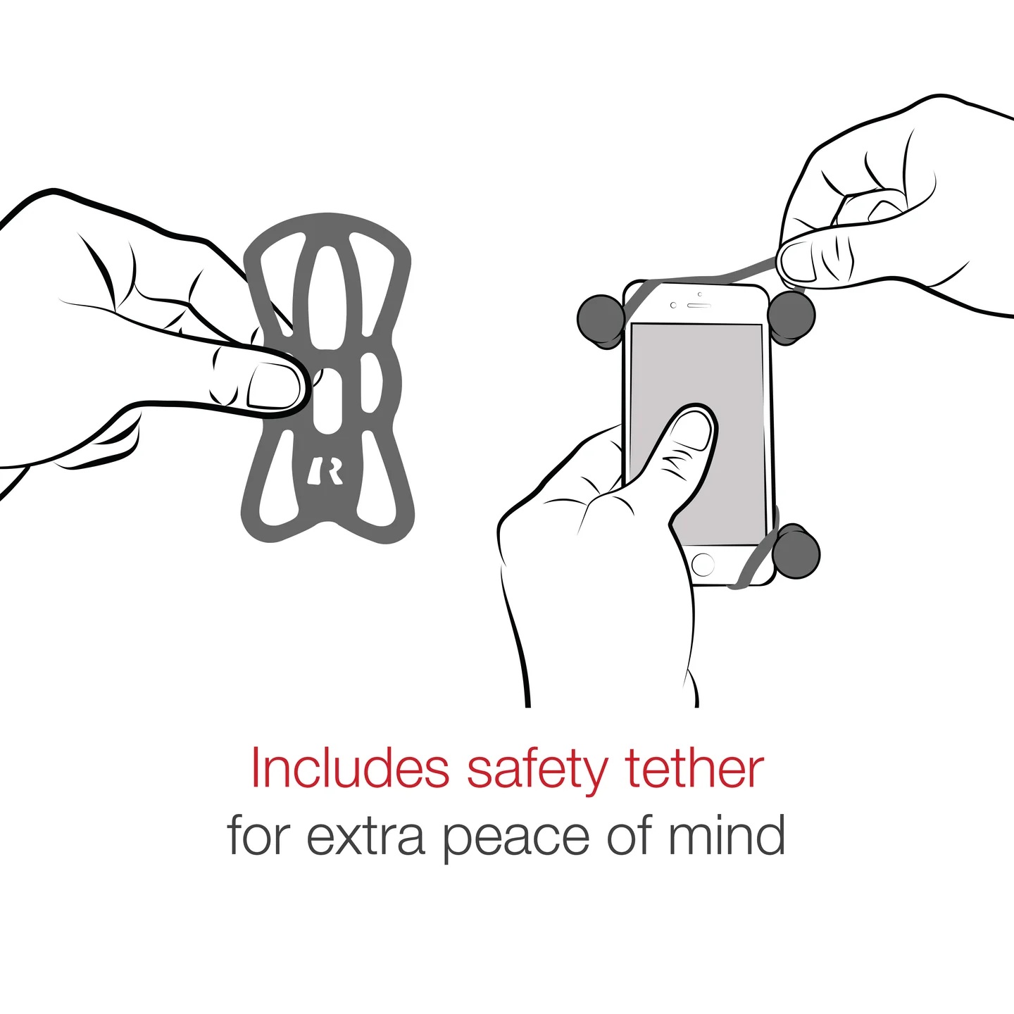 RAM-HOL-UN7B-235U small X-Grip Universalhalterung - Doppel-U-Bügelschelle, B-Socket Arm medium 7