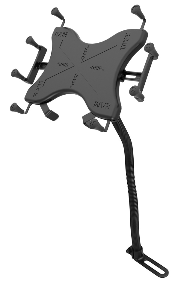 RAM-B-316-1-UN9 X-Grip Sitzschienenhalterung für 9-11 Zoll Tablets mit POD I Flexarm 18" 0