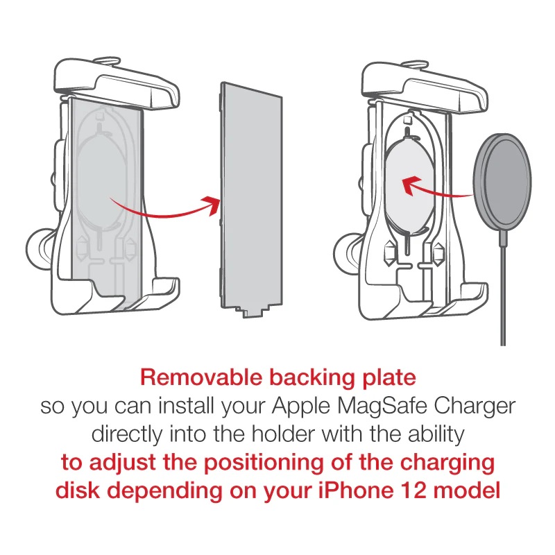 RAM-HOL-UN15WU Quick-Grip Halter für Apple MagSafe kompatible Geräte 4