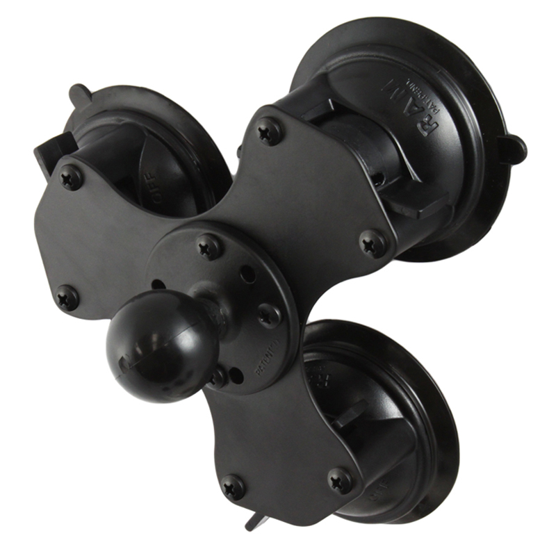 RAM-224-3U Twist-Lock dreifache Saugnapfbasis 1