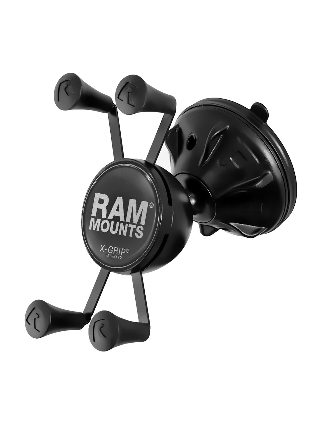 RAP-SB-224-2-UN7U X-Grip Universalhalter für Smartphones mit Mighty-Buddy Saugnapfbasis 1