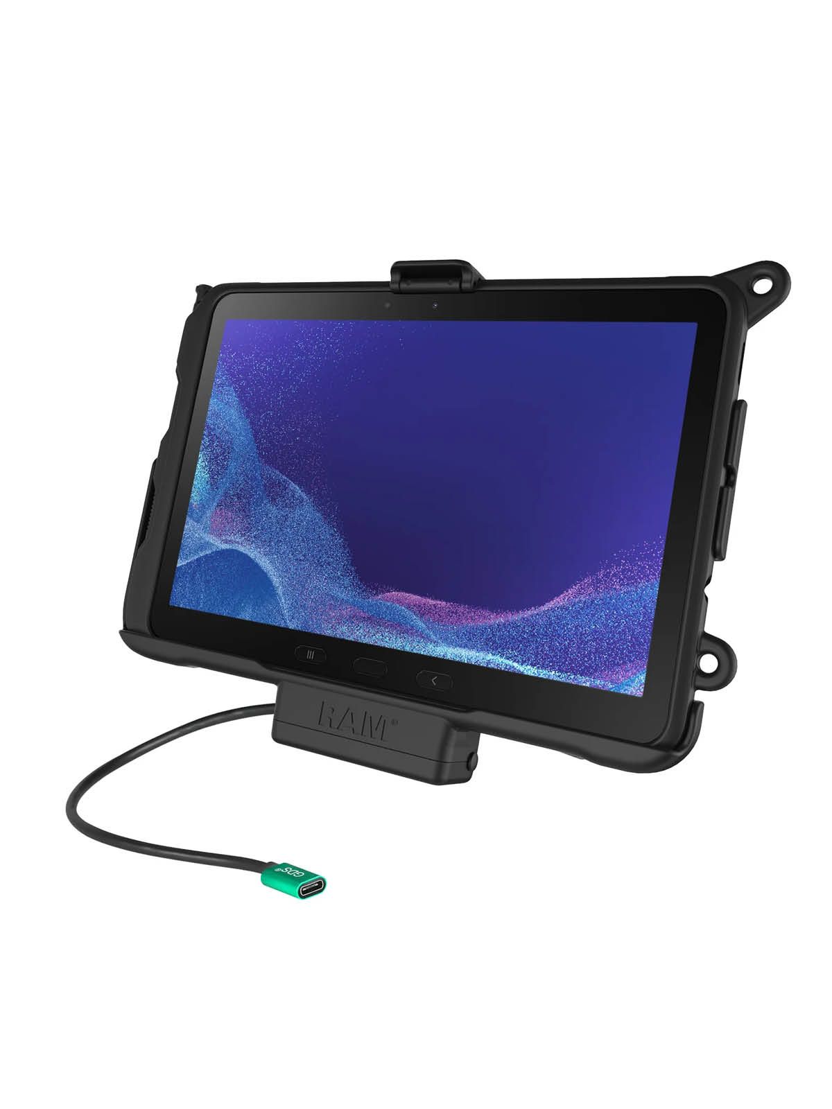 RAM-HOL-SAM52CPU RAM EZ-Roll'r Ladedock für Samsung Tab Active 4 Pro und Tab Active Pro 1