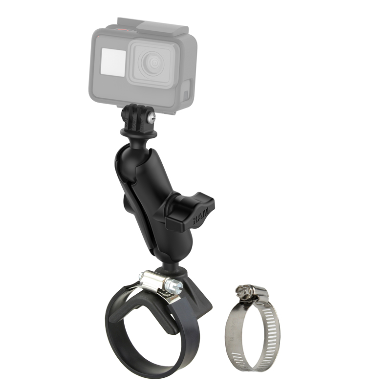 RAM-B-108-GOP1U Sattelschellenhalterung für Actioncams mit GoPro-Adapter 0