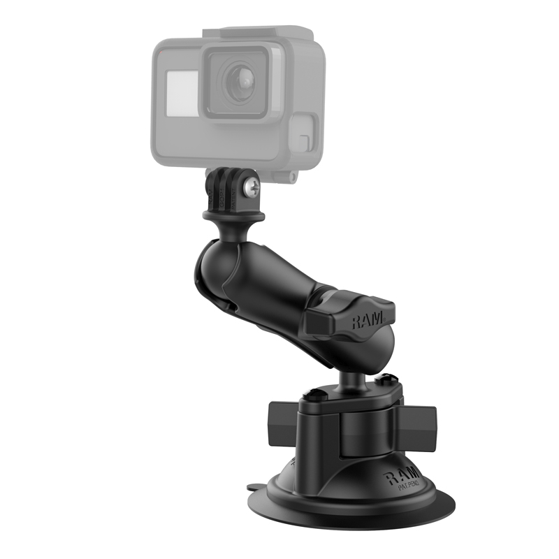 RAM-B-166-GOP1U Twist-Lock Kamerahalterung mit GoPro Hero Adapter 1