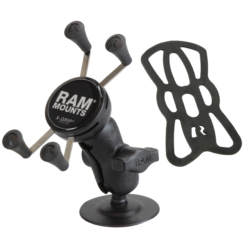 RAP-B-378-A-UN7U X-Grip Universalhalterung für Smartphones mit Klebebasis (kurz) 2