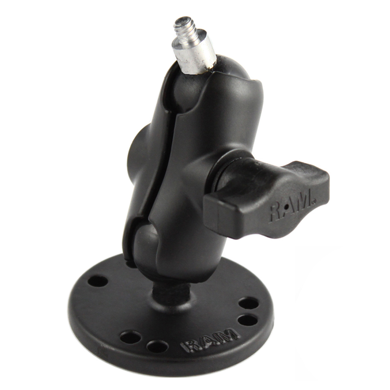 RAM-B-101-A-237U Kamerahalterung mit 1/4"-20 Gewindestift und Round Base 1