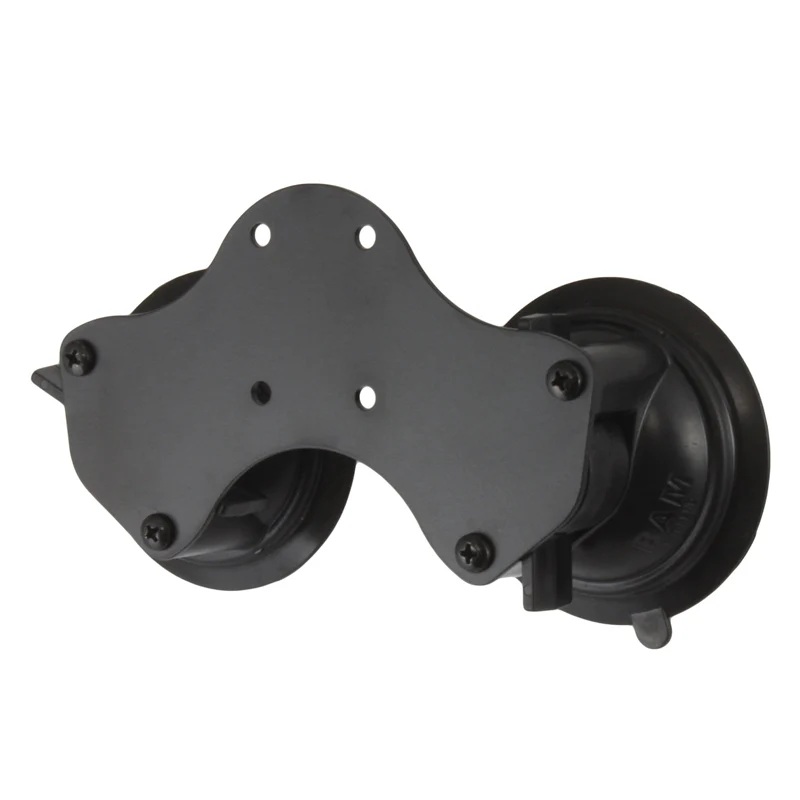 RAM-B-189B-202U Ram Mount Twist-Lock Zweifach-Saugnapfbasis mit Round Base & B-Kugel 3