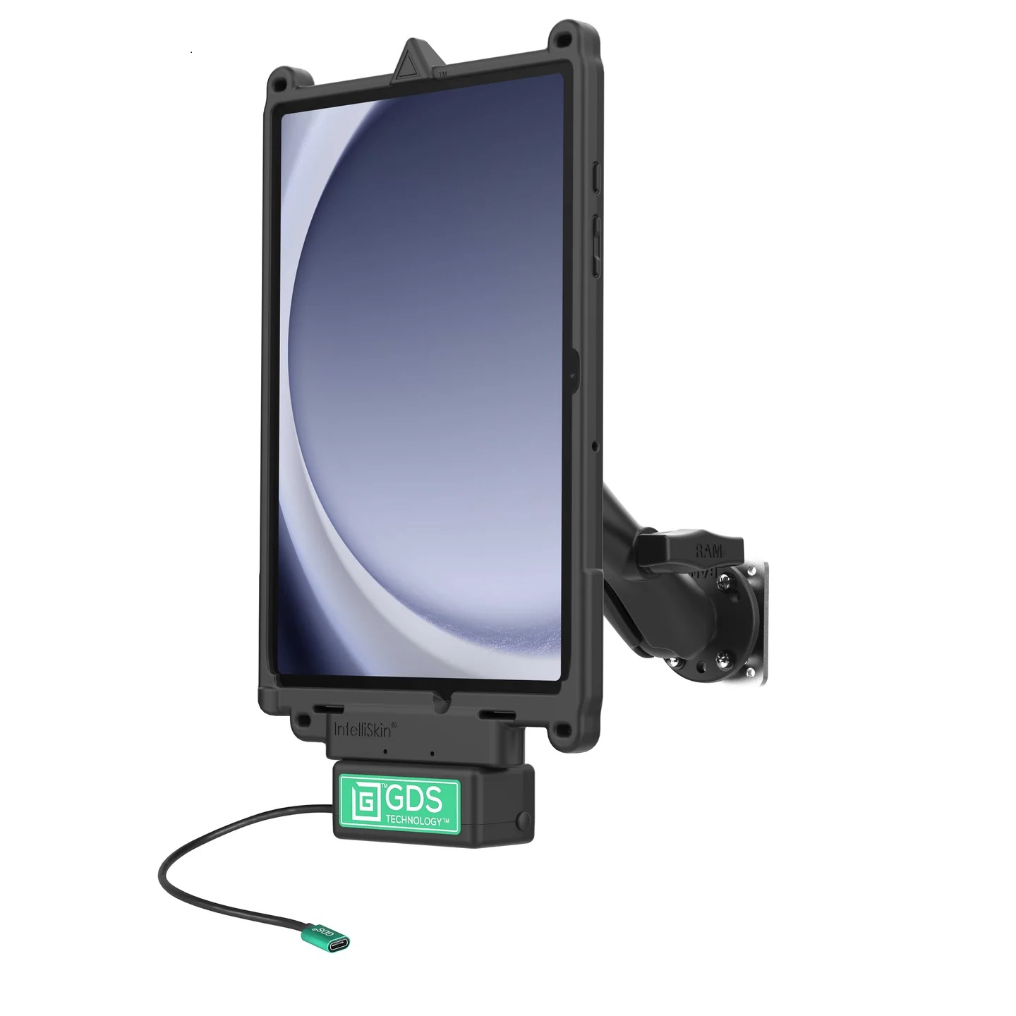 RAM-GDS-U1-SAM88-KIT1 GDS® Uni-Conn™ Ladedock mit Wandhalterung für Samsung Tab A9+ 1