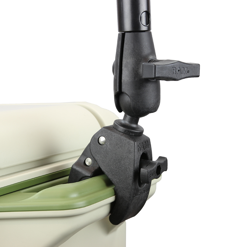 RAP-404-PP12-GOP1U Tough-Pole 22" Halterung mit Tough-Claw (mittel), GoPro Adapter 2