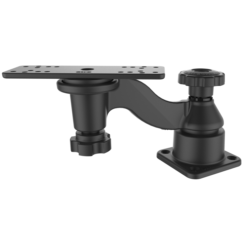 RAM-109HU Swing Arm Halterung für Fishfinder mit Geräteplatte 2