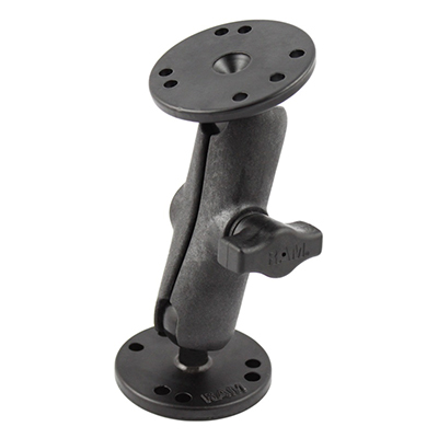 RAM-B-101U-CIP1 Double Ball Mount mit Round Base 1