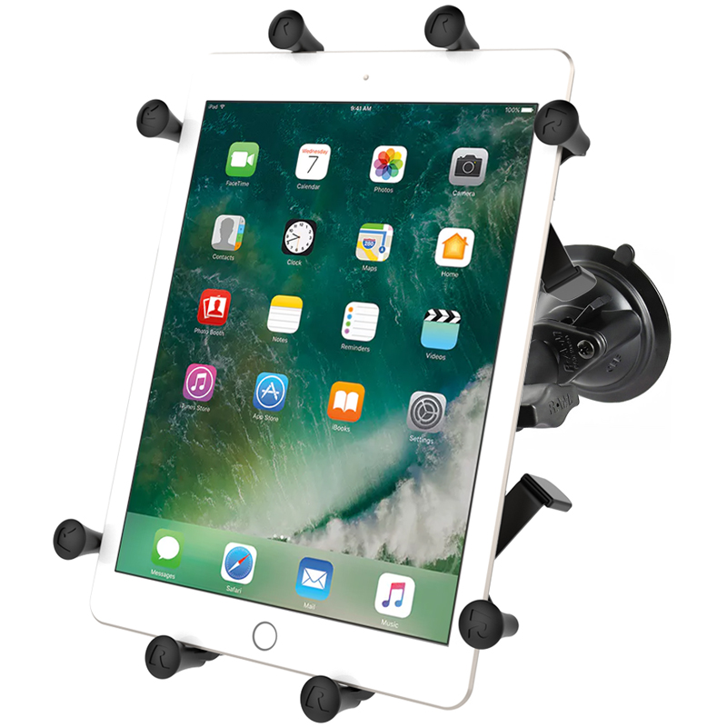 RAM-B-166-UN9U Ram Mount X-Grip für 9-11" Tablets Kompletthalterung mit Saugnapfbasis B-System 1