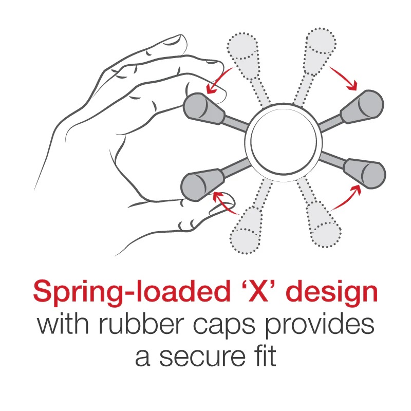 RAM-HOL-UN10B-462 Large X-Grip® Handyhalterung mit Vibe-Safe™ Adapter inkl. B-Kugel 7 RAM-HOL-UN10B-462 Large X-Grip® Handyhalterung mit Vibe-Safe™ Adapter inkl. B-Kugel 7