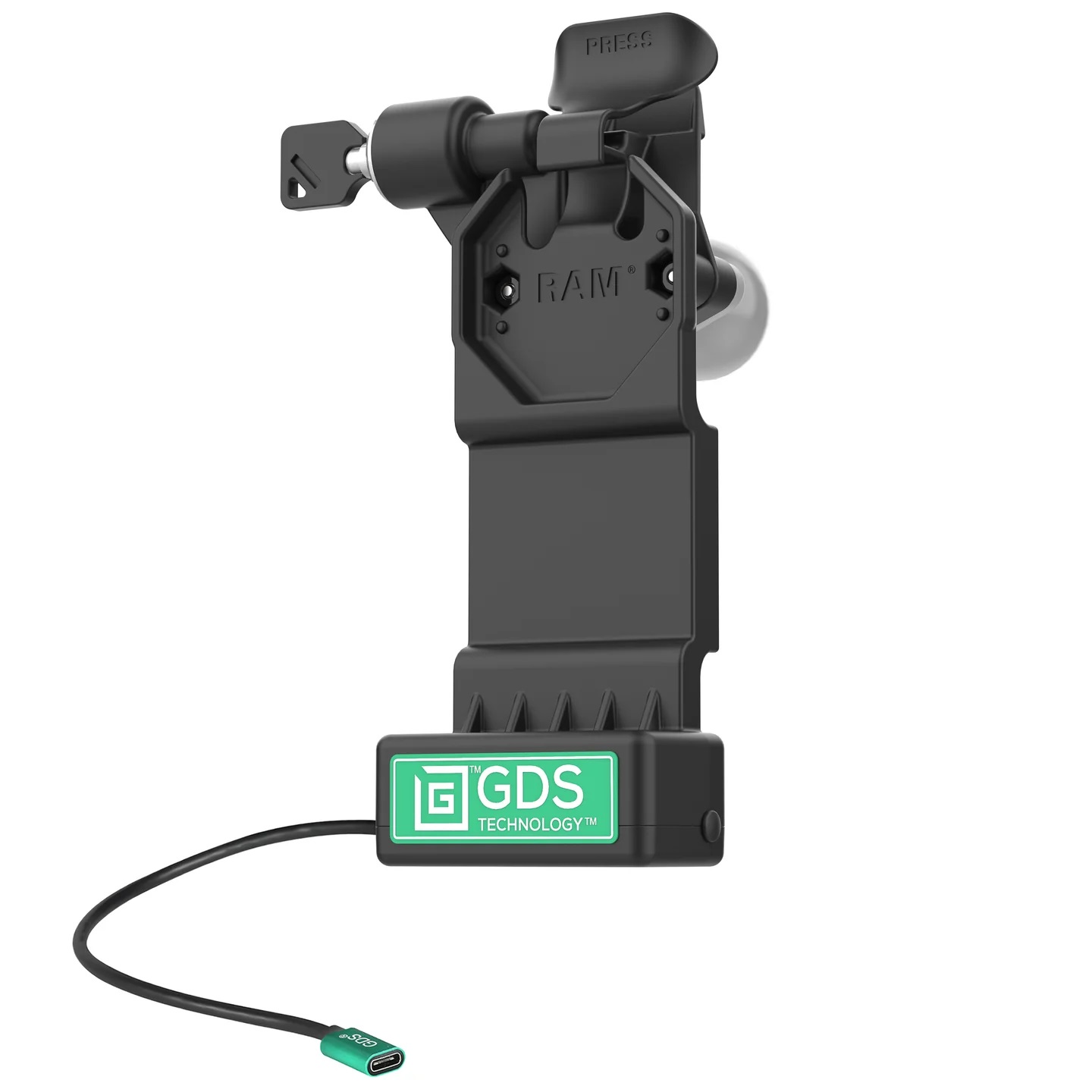 GDS Uni Conn Power USB C Dock met slot links voor Samsung Galaxy tablets