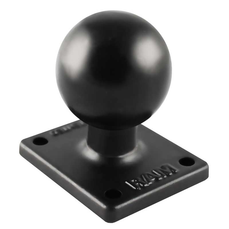 RAM-347U Ram Mount Square Base mit AMPS Lochmuster und C-Kugel 2