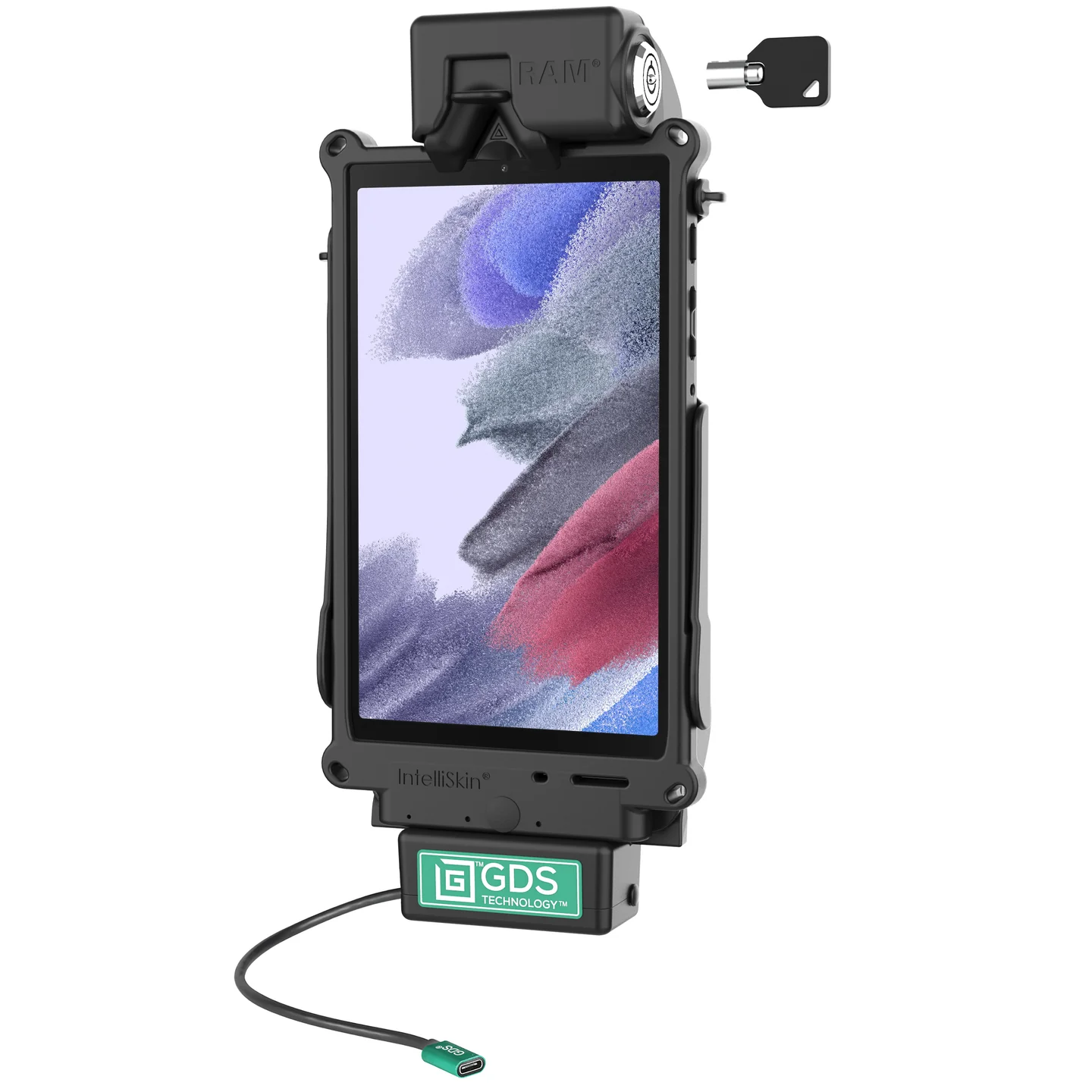 RAM-GDS-DOCKL-SAM80CPU GDS Tough-Dock für Samsung Galaxy Tab A9 & A7 Lite 8,7", abschließbar 1