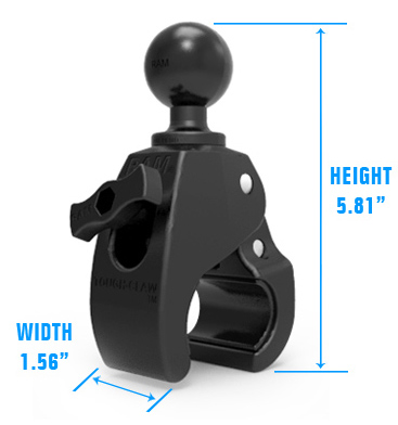 RAP-404-202U Tough-Claw (mittel) mit Round Base 2