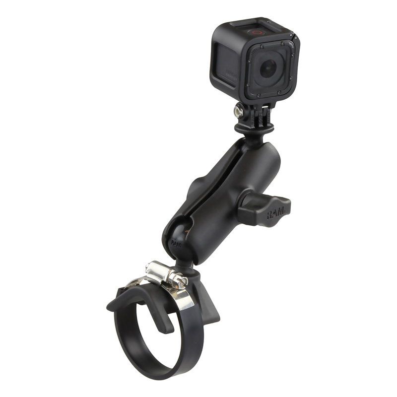 RAM-B-108-GOP1U Sattelschellenhalterung für Actioncams mit GoPro-Adapter 1