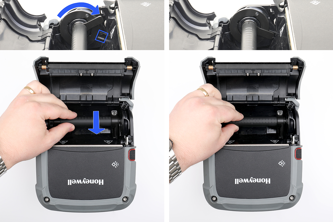 217153 Brodit verstellbare Etikettenführung für Honeywell RP4 u. RP4F 2