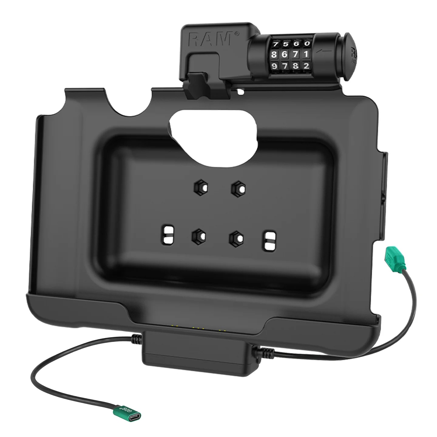 RAM-HOL-SAM57CPCL-1AU RAM®EZ-Roll'r™ Lade- und Datendock Tab Active4 Pro/Tab Active Pro/Zahlenschloss 2