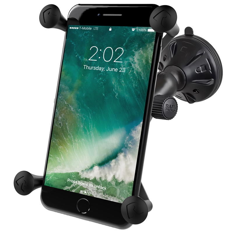 RAP-B-166-2-UN10U X-Grip Universalhalterung für große Smartphones mit Twist-Lock (klein) 1