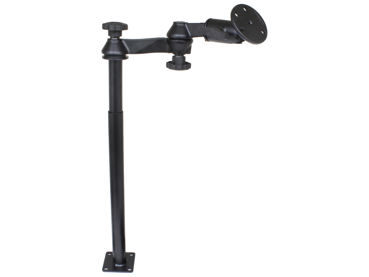 RAM-VP-SW1-1218-240 Tele-Pole 30,48cm mit Schwenkarm und großer Round Base 0