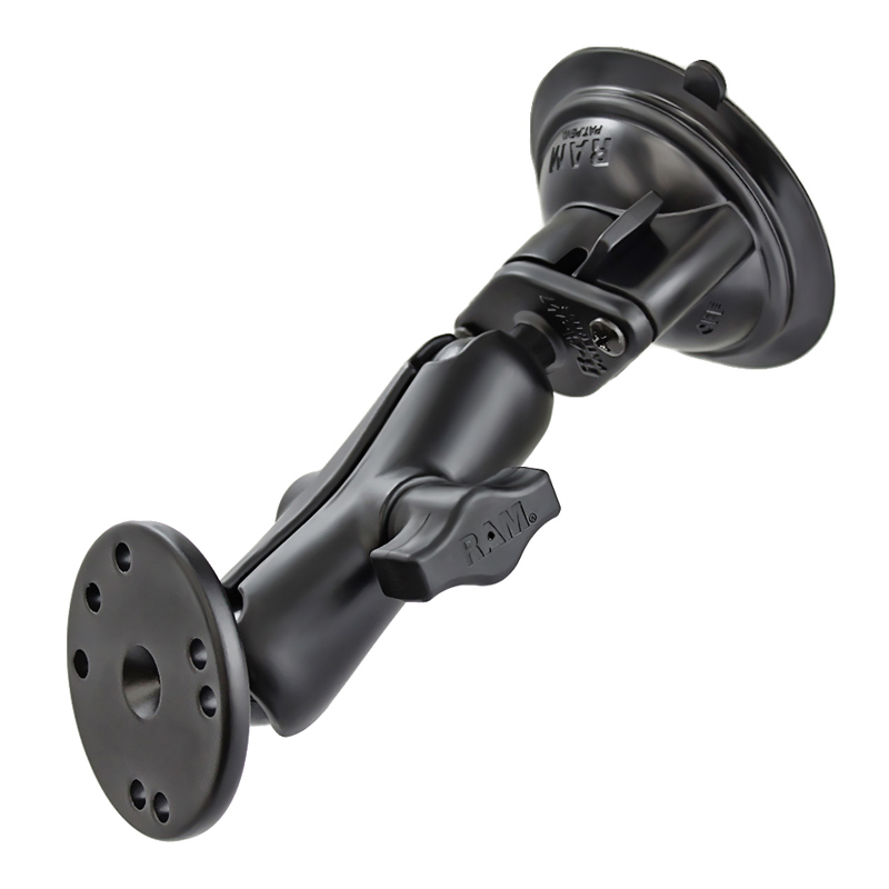 RAM-B-166-202U Twist-Lock Saugnapfhalterset mit Round Base 1